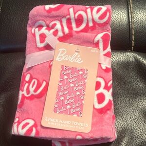 Barbie Hand Towels 2 Pack New